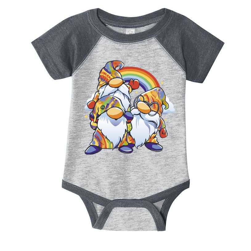 Hippie Gnomes Rainbow Infant Baby Jersey Bodysuit