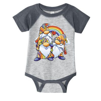 Hippie Gnomes Rainbow Infant Baby Jersey Bodysuit