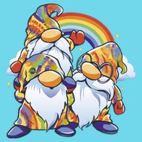Hippie Gnomes Rainbow Long Sleeve Shirt