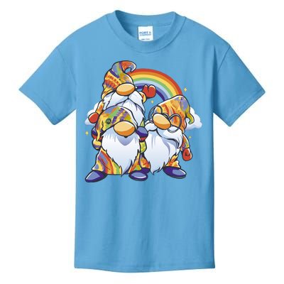 Hippie Gnomes Rainbow Kids T-Shirt