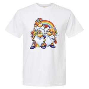 Hippie Gnomes Rainbow Garment-Dyed Heavyweight T-Shirt