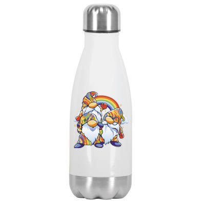 Hippie Gnomes Rainbow Stainless Steel Insulated Water Bottle