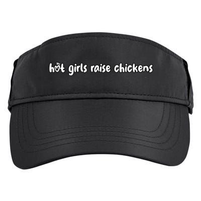 Hot Girlss Raise Chickens Adult Drive Performance Visor