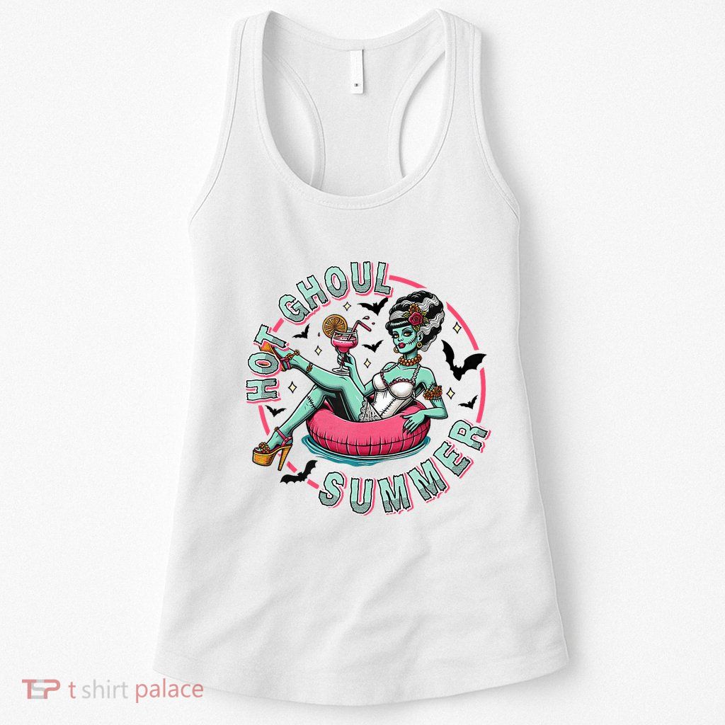 Hot Ghoul Summer Outfits Funny Beach Summer Haloween Women Womens Tank Top