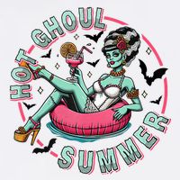 Hot Ghoul Summer Outfits Funny Beach Summer Haloween Women Wool Snapback Cap