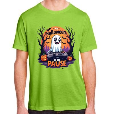 Halloween Gaming Saying Funny Ghost Design Gamer Cute Gift Adult ChromaSoft Performance T-Shirt