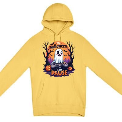 Halloween Gaming Saying Funny Ghost Design Gamer Cute Gift Premium Pullover Hoodie