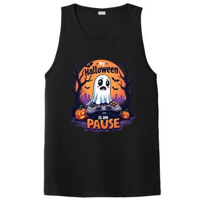 Halloween Gaming Saying Funny Ghost Design Gamer Cute Gift PosiCharge Competitor Tank