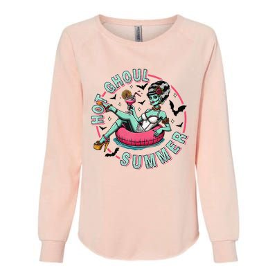 Hot Ghoul Summer Outfits Funny Beach Summer Haloween Womens California Wash Sweatshirt