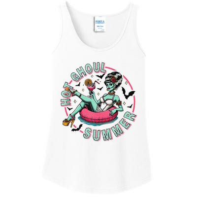 Hot Ghoul Summer Outfits Funny Beach Summer Haloween Ladies Essential Tank