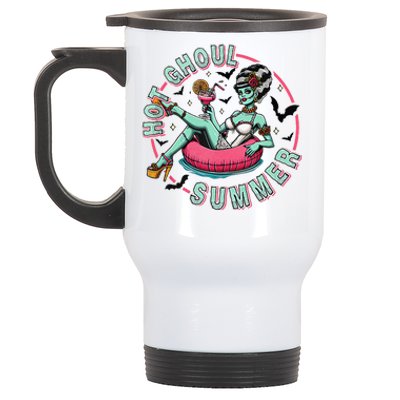 Hot Ghoul Summer Outfits Funny Beach Summer Haloween Stainless Steel Travel Mug