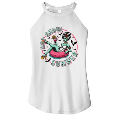 Hot Ghoul Summer Outfits Funny Beach Summer Haloween Women’s Perfect Tri Rocker Tank