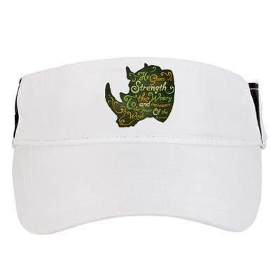 He Gives Strength Adult Drive Performance Visor