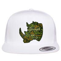 He Gives Strength Flat Bill Trucker Hat