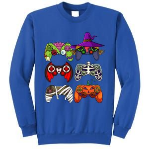 Halloween Gamer Skeleton Zombie Gaming Controllers Sweatshirt