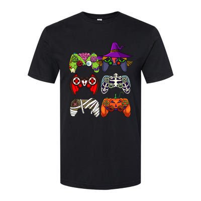 Halloween Gamer Skeleton Zombie Gaming Controllers Softstyle® CVC T-Shirt