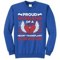 Husband Gift Survivor Open Heart Surgery Gift Tall Sweatshirt