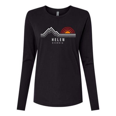 Helen Georgia Souvenirs Womens Cotton Relaxed Long Sleeve T-Shirt