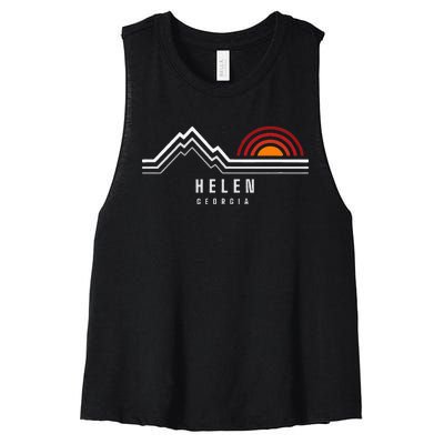 Helen Georgia Souvenirs Women's Racerback Cropped Tank