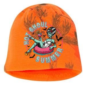 Hot Ghoul Summer S Funny Beach Summer Haloween Kati - Camo Knit Beanie