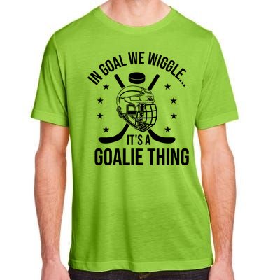 Hockey Goalie Stick Ice Hockey Player Hockey Stick Gift Adult ChromaSoft Performance T-Shirt