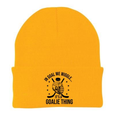 Hockey Goalie Stick Ice Hockey Player Hockey Stick Gift Knit Cap Winter Beanie