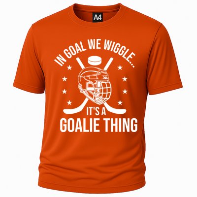 Hockey Goalie Stick Ice Hockey Player Hockey Stick Gift Cooling Performance Crew T-Shirt