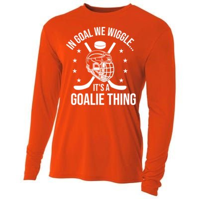 Hockey Goalie Stick Ice Hockey Player Hockey Stick Gift Cooling Performance Long Sleeve Crew