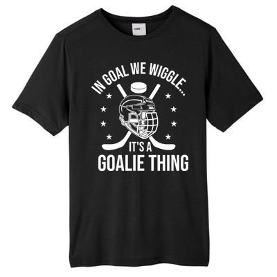 Hockey Goalie Stick Ice Hockey Player Hockey Stick Gift Tall Fusion ChromaSoft Performance T-Shirt