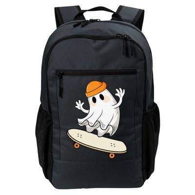 Halloween Ghost Skateboard Halloween Skateboarding Daily Commute Backpack