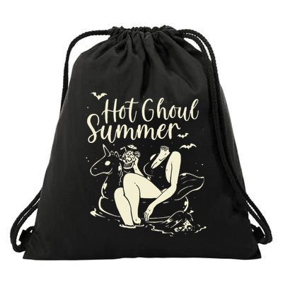 Hot Ghoul Summer Gothic Drawstring Bag