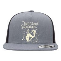 Hot Ghoul Summer Gothic Flat Bill Trucker Hat