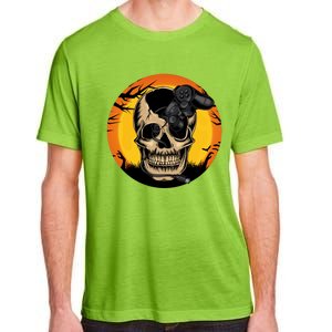 Halloween Gamer Skeleton Funny Teens Gaming Great Gift Adult ChromaSoft Performance T-Shirt