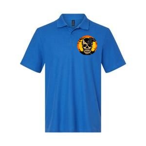 Halloween Gamer Skeleton Funny Teens Gaming Great Gift Softstyle Adult Sport Polo