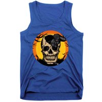 Halloween Gamer Skeleton Funny Teens Gaming Great Gift Tank Top