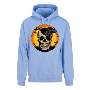 Halloween Gamer Skeleton Funny Teens Gaming Great Gift Unisex Surf Hoodie