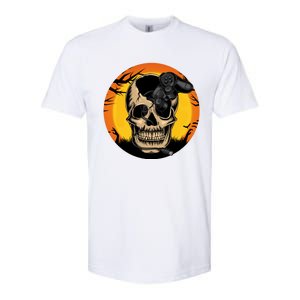 Halloween Gamer Skeleton Funny Teens Gaming Great Gift Softstyle CVC T-Shirt