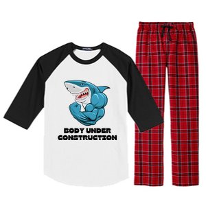 Humorous Gym Sayings Raglan Sleeve Pajama Set