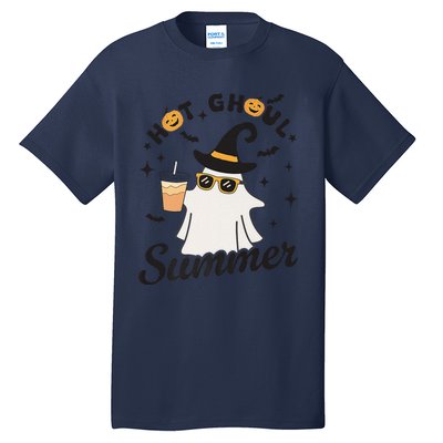 Hot Ghoul Summer Funny Ghost Spooky Summer Vibes Beach Tall T-Shirt