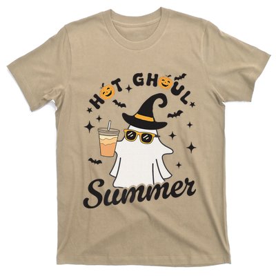 Hot Ghoul Summer Funny Ghost Spooky Summer Vibes Beach T-Shirt