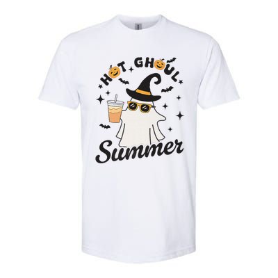 Hot Ghoul Summer Funny Ghost Spooky Summer Vibes Beach Softstyle CVC T-Shirt