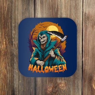 Halloween Ghost Skull Horror Coaster