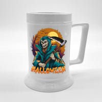 Halloween Ghost Skull Horror Beer Stein