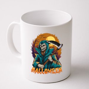 Halloween Ghost Skull Horror Coffee Mug