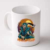 Halloween Ghost Skull Horror Coffee Mug