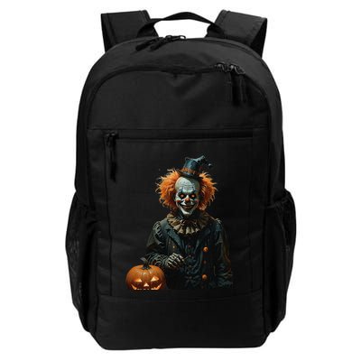 Halloween Gothic Skeleton Clown With Jack O Lanterns Cut Out Daily Commute Backpack