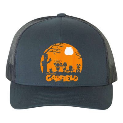 Halloween Group Shot Nighttime Spooky Silhouette Yupoong Adult 5-Panel Trucker Hat