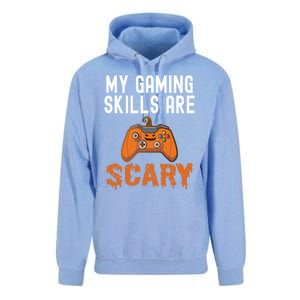 Halloween Gaming Skills Scary Gamer Pumpkin Funny Gamer Gift Unisex Surf Hoodie