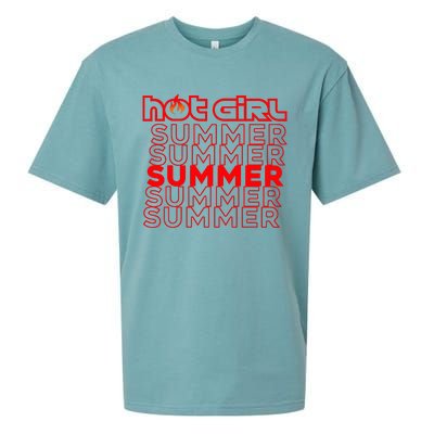 Hot Girl Summer Sueded Cloud Jersey T-Shirt