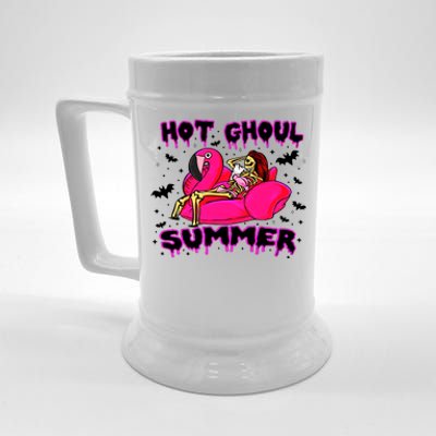 Hot Ghoul Summer Funny Skeleton Summer Hot Summer Skeleton Funny Beer Stein